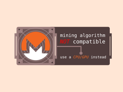 Monero is not ASIC compatible