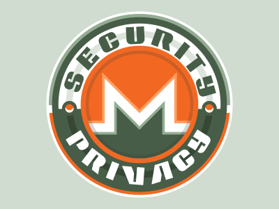 Monero security privacy sticker