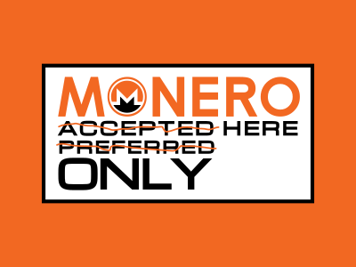 Only Monero here
